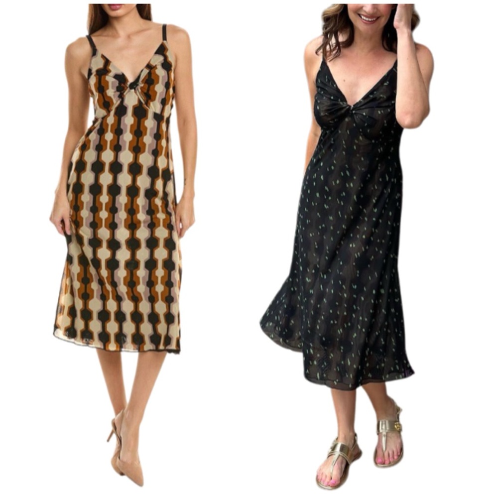 Unique Dress Cabi Reversible Trophy Midi Slip Dress